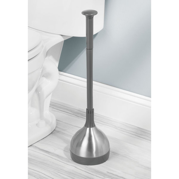 mDesign Bathroom Toilet Bowl Plunger and Cover Wayfair